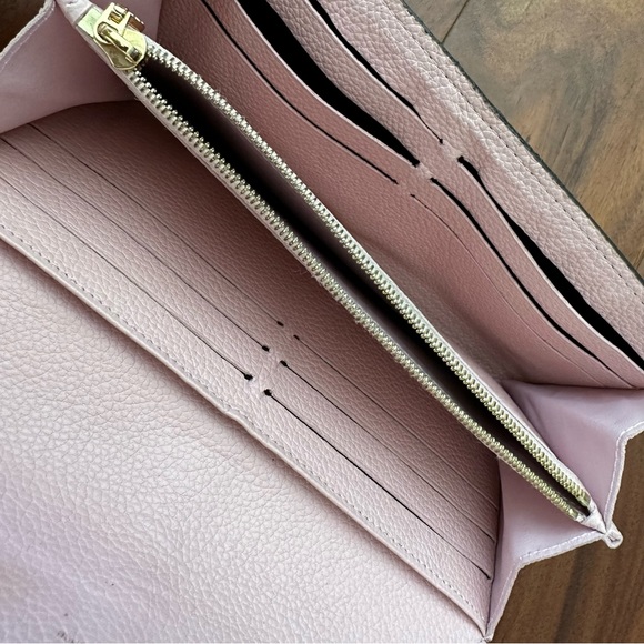 Vintage Authentic Louis Vuitton Damier Ebene Magnolia Rose Pink Clapton Wallet - Picture 14 of 17